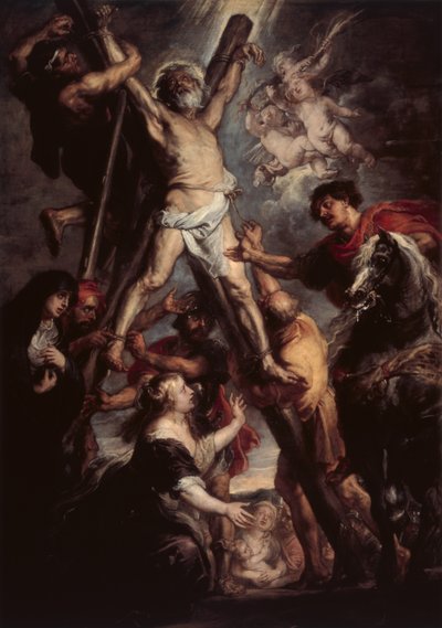 Het martelaarschap van St. Andreas, 1637 door Peter Paul Rubens